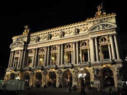 Fotografía nocturna de la Ópera de París, Palacio Garnier